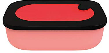 Guzzini On The Go Lunchbox con Contenitore, Spalvieri & Del Ciotto, 20 x 12 x h7 cm, 900 cc, Rosso