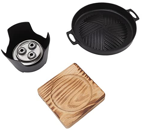 Mini-Grill, tragbar, rauchfrei, tragbar, Tischgrill für Camping, Picknick, Zuhause, Mini-BBQ-Grill, kleiner Grill, umweltfreundlich (HN-BBQ18D) (HN)