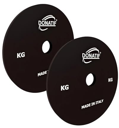 DONATIF 2 mikrometer 2,5 kg viktskivor 28 mm, set med 2 mikroskivor, gymnastikstång i stål, liten professionell hantelviktsplatta, fitness hemmagym