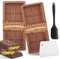 Schokoladenform Silikon,Dubai Schokolade Form-2 Stück, Schokoladenform Mit Silikonspatel-Set, Geeignet Für Handgemachte Schokolade, Bonbons