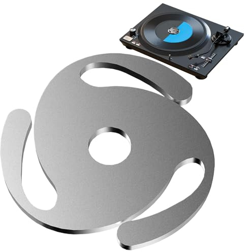 Adaptador De Discos De Vinilo De 45 RPM, Inserción Estable Ligero Multifuncional, Componentes para Tocadiscos - para DJ Café Amante De La Música Apasionado De La Música Uso Interno