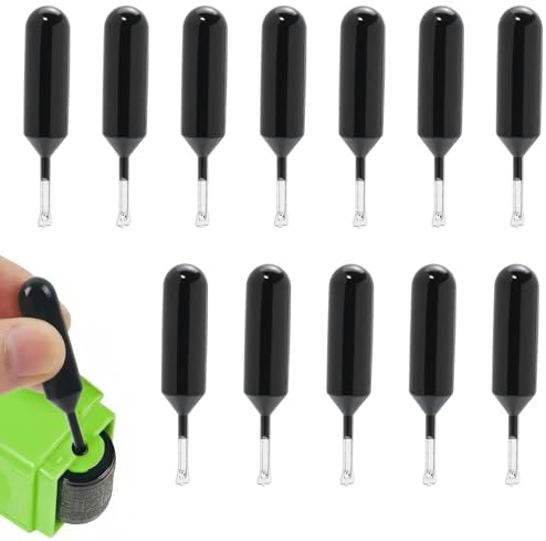 12 Pcs Confidential Roller Stamp Ink, 2ml Identity Theft Protection Roller Stamp Ink, Replacement Ink Roller to Cover Personal Details, Data Defender for Privacy Safety, Address Blocker Security