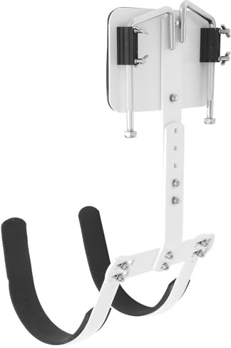 SWETRACE Arnés para Caja de Marcha, Soporte Portador Ajustable de Aleación de Aluminio, Correa de Hombro, Blanco, Fácil de Montar y Transportar