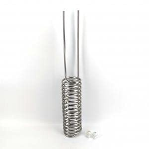 Kegland Temp Twister Argent 1 Applications Industrielles Salles Serveurs Centres de Données 1 Pièce Serpent de Refroidissement et de Chauffage Serpent de Chauffage Serpent de Chauffage Serpent en