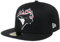 New Era 59Fifty Team Fire Blue Jays Cap Basecap Baseballcap Flat Brim Fitted MLB Toronto (7 3/8 (58,7 cm) - schwarz)