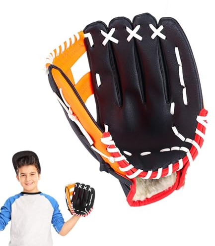 Sportbaseballvante för barn, ungdomsbasebollhandskar | Singelhandskar för | sport och professionell baseboll,Hand Throw Mitts Handskar Set Ungdomsbaseball pojkar Flickor Träningsutrustning