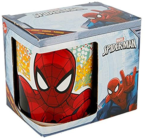TAZA CERAMICA 325 ML. EN CAJA REGALO ULTIMATE SPIDERMAN WH