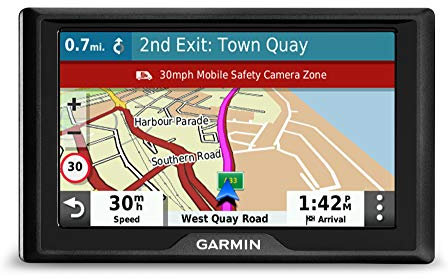 Garmin Drive 52 UK MT-S GPS de 12,7 cm avec mises à Jour des Cartes pour Le Royaume-Uni et l'Irlande, la caméra de Circulation en Direct et Les alertes de Conduite