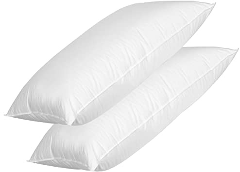 Etrexonline Relleno de cojín 40x60cm, Fibra Hueca Siliconada, Antialérgico, Mullido, Indeformable, Suave, Ligero y Alta Recuperación, 100% poliéster (2 Unidades)