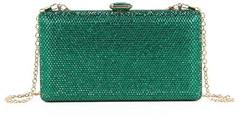 SUKUTU Femmes Cristal Sacs de Soirée Formelle fête Pochette boîte Sac à Main Mariage Strass Sacs à Main Sac à Main de Mariée pour la fête