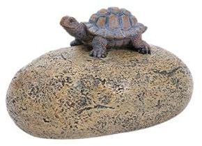 Nascondere una Chiave Esterna, Nascondiglio per Chiavi a Pietra Cava Roccia Tartaruga con Scomparto Segreto, per Nascondere le Chiavi