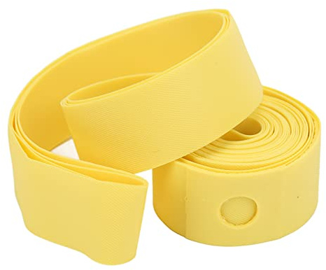 Tissting 2 Pièces Revêtement De Pneu De Vélo Matériau PVC Tube De Vélo Protecteur Plat Bande De Vélo Bande De Jante Protecteur De Chambre à Air pour Vélos De Montagne 26 Pouces