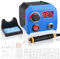 Trsaow Brandmalerei-Set aus Holz, Brandmalerei, LCD, 60 W (Temperatur einstellbar von 0 – 700 °C), Set aus Holzbrenner, komplett mit 1 Stiften und 23 Brandmaldrahtspitzen