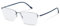 Rodenstock Quadratisch Titan Brillen in Dark Blue für Herren, Brille mit Sehstärke, optional mit Sonnenbrillen tönung oder Blaulichtfilter (Modell R7142)