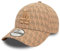 New Era LA Cap für Fans Los Angeles Dodgers Monogramm verstellbar Kappe gebogener Schirm Teamlogo beige - One-Size