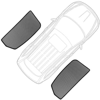 Auto-Sonnenblende Für VW Für T-ROC Für TROC 2018-2023 Seitenfenster Sonnenschutzvisier Magnetischer Auto-Sonnenschutz Vorne Hinten Windschutzscheibenvorhänge Schild Sonnenschutz Seitenfenster(2PCS Rea