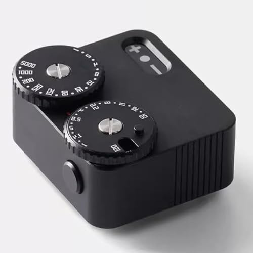Light Meter for Photography, 45° Metering, Cold Shoe Interface, Adjustable ISO, Aperture & Shutter Speed for Rangefinder Cameras