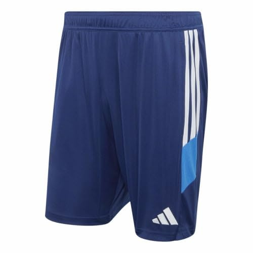 adidas Tiro 26 Essentials - Pantalones cortos para hombre, azul oscuro/azul rey brillante/blanco, talla L