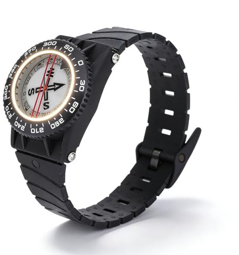 Compas De Plongée Étanche, avec Bracelet Poignet, Noir - Précision Fiable, Système De Stabilisation Unique, pour Plongeurs sous - Marins