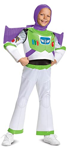 Disguise Toy Story 4 Buzz Lightyear Costume, Official Toy Story 4 Costume for Kids, Small (4-6)