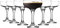 Rink Drink Espresso Martini -Brille - 235ml - Klar - Pack Von 6