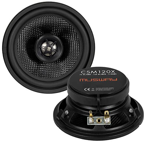 Musway CSM120X W124-12cm Koax Lautsprecher | ideal für Mercedes Benz W124