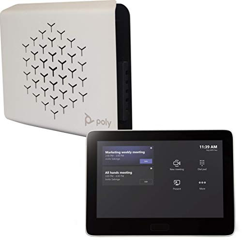 Poly G10-T Kit de Base de vidéo-conférence pour Microsoft Teams, adapté aux salles de réunion de Petite à Grande Taille Noir