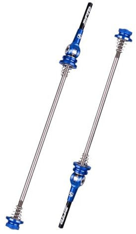 Gerrit Schnellspanner MTB Exzentrischer Titanlegierungsspieß 52g TI Ultraleichter Radnabenspieß 9mm 5mm Schnellspanner 100 135mm Achse 9x100 10x135 Schnellspanner Fahrrad (Color : Ti Blue)