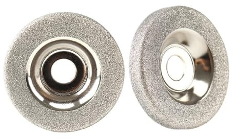 2 piezas de muela de diamante de copa de 2/50 mm, accesorios for rectificadora, herramienta de rectificado rotativa for fresa de esmeril 150/180/320#(320)