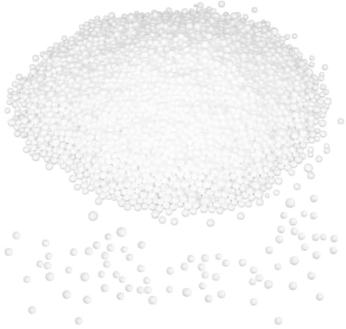 BESPORTBLE Bean Bag Stuffing Beads for Cushions Foam Filling for Lazy Sofas Hypoallergenic Bean Filler for Indoor and Outdoor Use 1kg Pack