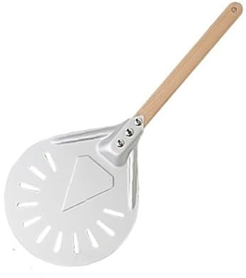 Pizza u200bpaddle 1 Pezzi in Alluminio Pala Pizza Buccia Utensili per Sollevatore di Sollevatore Non slittata Maniglia in Legno Pane Paddle Peel (Colore: 9 Pollici 40 cm H)