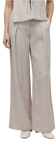 Leger Elaina Pantalón- Pantalones de Tela para Mujer con Perneras Anchas, Corte de Cintura Alta, Pantalones con Silueta fluida, Moda para Mujer, de Lena Gercke, Talla 34-44
