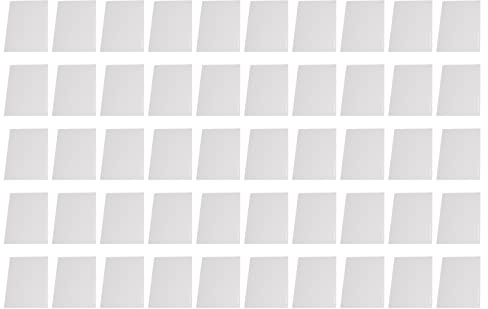 50 protectores de hojas mate A5, cubierta de encuadernación de papel de plástico PP translúcido con 20 agujeros para cuadernos, informes y presentaciones, organizador de documentos (Blanca)