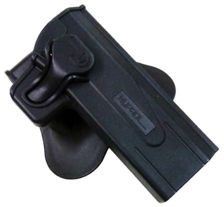 Nuprol NP HI-Capa Series Polymer Pistol Holster, Black