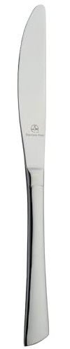 Grunwerg Jupiter Coltello da Dessert, Acciaio Inossidabile 18/0, Set di 12 Pezzi, Stainless Steel, Argento, 21 x 1.5 x 0.5 cm