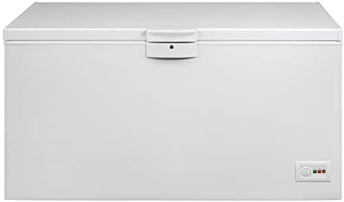 BEKO HSA37540N Frigorifero e congelatore commerciale, congelatore a pozzetto Libera installazione, da 350 L, Autoportante E, In alto, Bianco