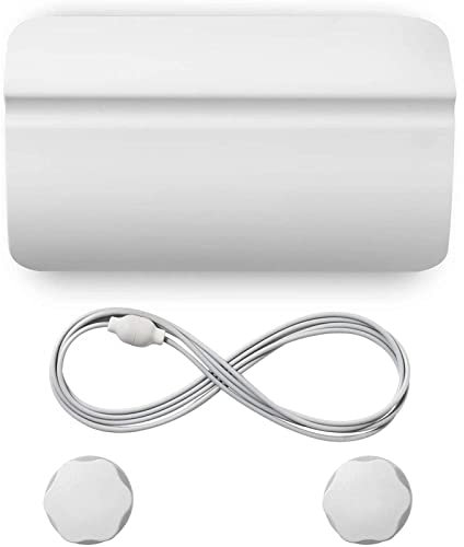 zalati Haustier-Türöffner, automatischer Zugangstür für Hunde, Katzen, Haustiere, freier Zugang, Eingangsbereich, Badezimmer, Schlafzimmer, Weiß