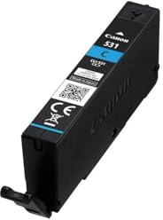 Canon CLI-531 Cyan Genuine Ink Cartridge - Compatible with PIXMA TS8750