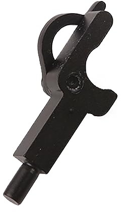 Ukbzxcmws Support de bras de lecture en alliage d'aluminium pour tourne-disque, noir, pièces de rechange robustes, convient pour différentes platines vinyles, RCA, accessoires, support de bras de
