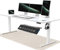 Airfish Höhenverstellbarer Schreibtisch 160x70cm mit USB-Buchse, Schreibtisch Höhenverstellbar Elektrisch mit Memory Funktion, 73-118cm,Weiß