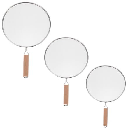 Amosfun Pack Anti-éclaboussures en Acier Inoxydable Anti-éclaboussures De Cuisine Portable À Mailles Fines