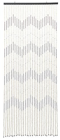 CUMELLIIR Cortina de bambú para puerta, 90 x 220 cm, cortina de perlas de madera, 31 hilos, cortina de bambú, cortina de bambú, para puertas de balcón, para exteriores, salón, pasillo