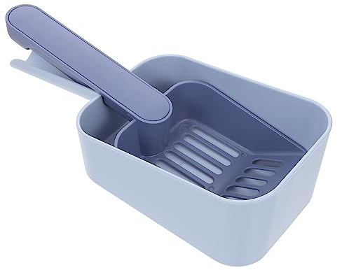 Hemobllo Pelle à Litière pour Chat Outil De Nettoyage Filtre à Déjections Seau De Collecte Conception Pratique