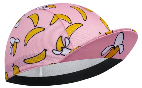 Corsehild Cycling Cap with Sun Visor, Lightweight Polyester Bike Hat for Men & Women, Breathable Under Helmet Design for Road Biking & Outdoor Sports