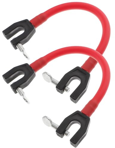 HONMEET 2pcs Ski Training Aid Ski Tip Connector Teaches Control Tip Connector for Beginners Red Random Color