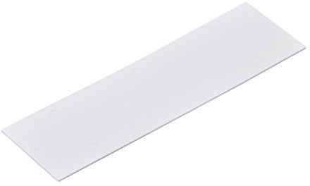 GLUSKE Blocchi per vetri GL-SV 100 x 20 x 1 mm, in plastica bianca, 1000 pezzi | cunei – Piastre distanziatrici