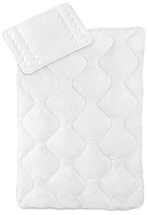 Traumnacht Kinderbettenset, Übergangsdecke, 100 x 135 cm und 1x Kopfkissen 40 x 60 cm, aus kuscheliger Mikrofaser, Öko-Tex zertifiziert, produziert nach deutschem Qualitätsstandard