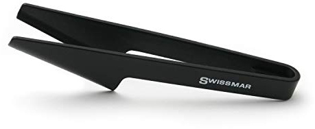 Swissmar Raclette Tongs – Set of 4 Heat-Resistant Plastic Tongs for Raclette Grill or Granite Stone – Curved Design for Easy Gripping – 7 Length – Dishwasher Safe – Ideal for Group Grilling