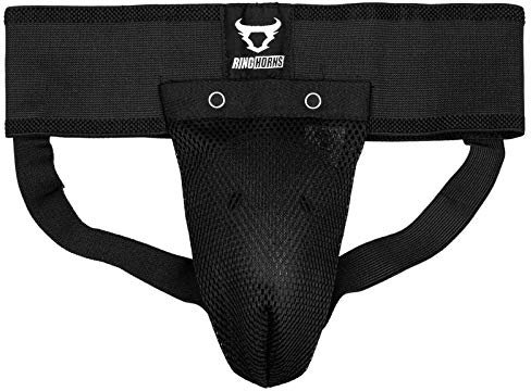 Ringhorns, Charger Tiefschutz mit Halterung, Herren, L, Schwarz