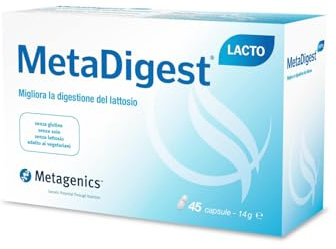 Metagenics - MetaDigest Lacto - Migliora la Digestione del Lattosio - 45 Capsule